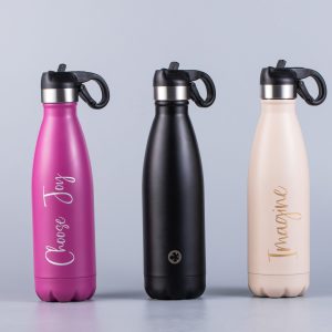 Thermal Drinking Bottle With Straw