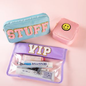 Patch cosmetic bags