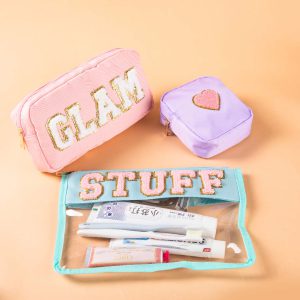 Patch cosmetic bags