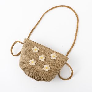 Girls Straw Bag